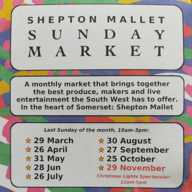 Shepton Mallet market dates 2026