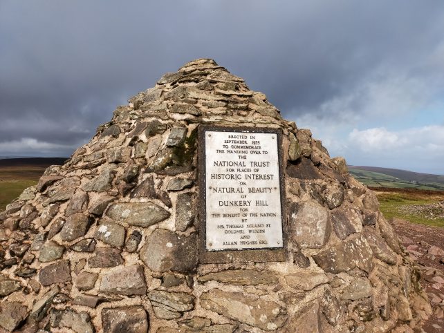Plaque on Dunkery Beacon