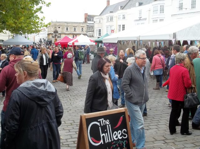 Places to go in Somerset - Wells Market