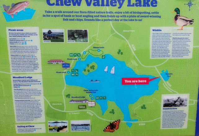 Chew Valley Lake map