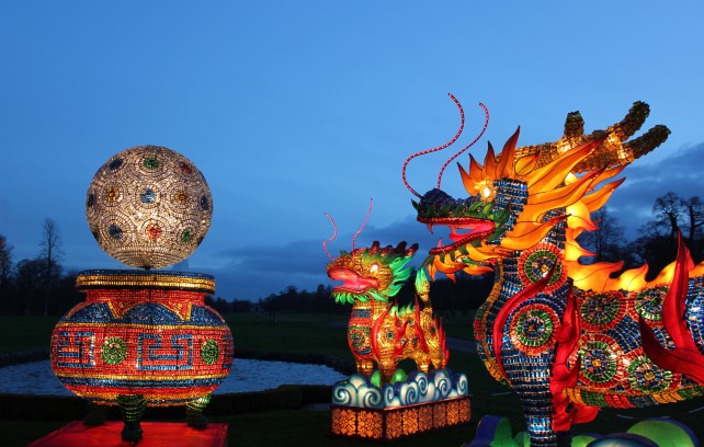 Places to stay in Somerset - Longleat's Festival of Light
